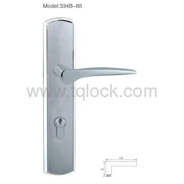 Durable stainless steel handles lock with 260mm plates and cylinder
