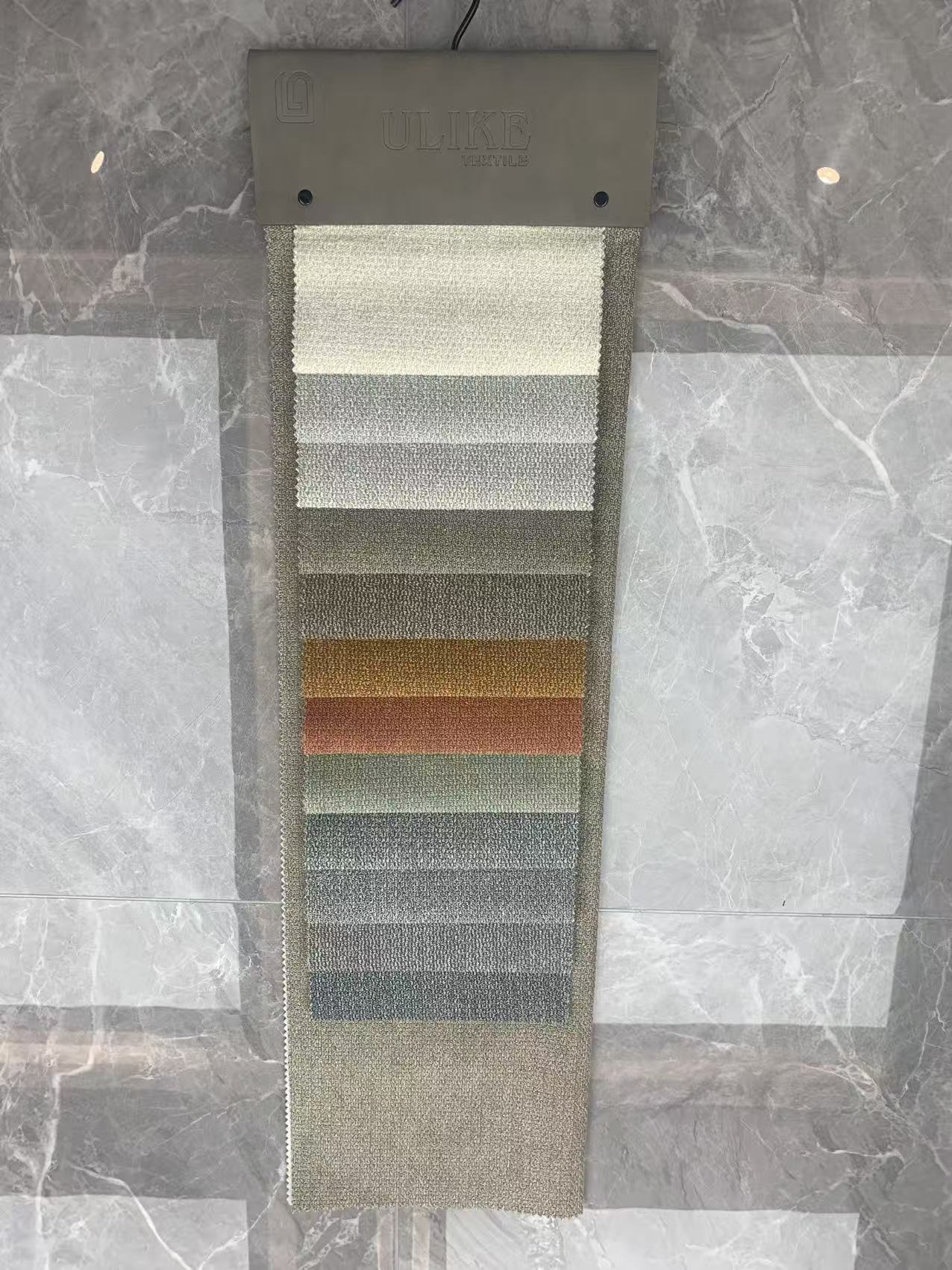 Luxury Plain Upholstery Fabric for Sofa and Furniture