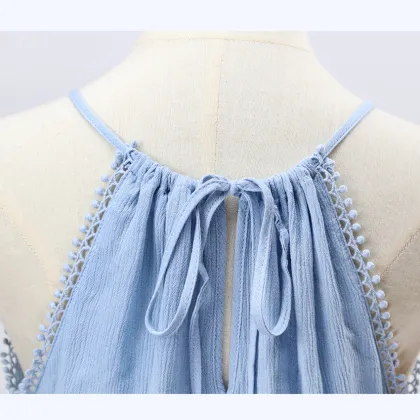 Tunic Lace Sleeveless Shirt