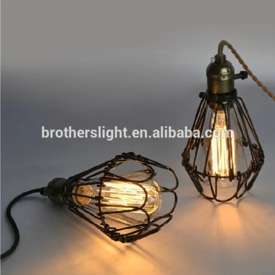 2015 vintage decoration retro iron bird cage industrial handing pendant light