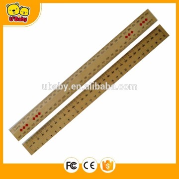 Wooden Ruler 30cm Printed on Both Sides TS005-12
