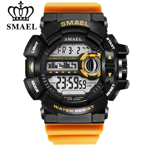 SMAEL Men Military Sports Countdown Watches Man LED