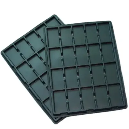 Black PS/HIPS Electronics Tray
