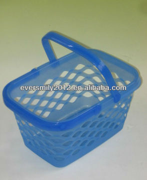 Plastic Storage Basket With Handle