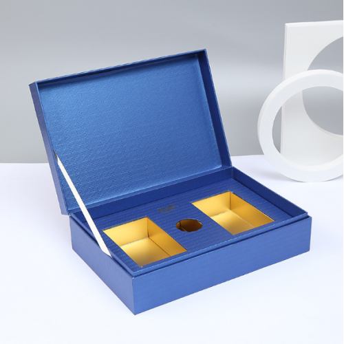 Fancy Paper montiert leicht luxuriöse Clamshell Box