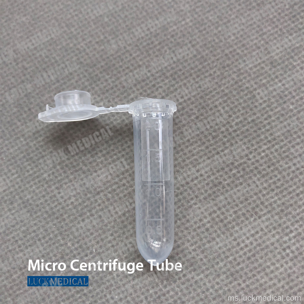 Tiub microcentrifuge plastik sekali pakai