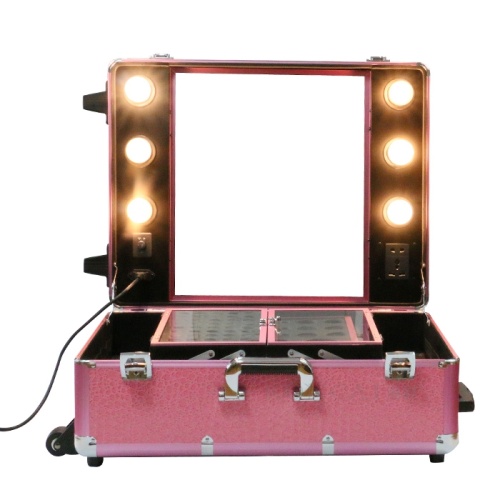 Beauty Makeup Hand Station with Lighted mirror