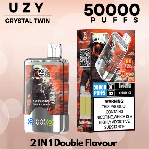 Buy Vapes Wholesale UZY 50000 Big Puff 50k Double Flavor