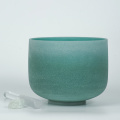 Green Fluorite Crystal Singing Bowl