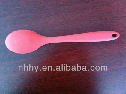 28CM long handle silicone spoon