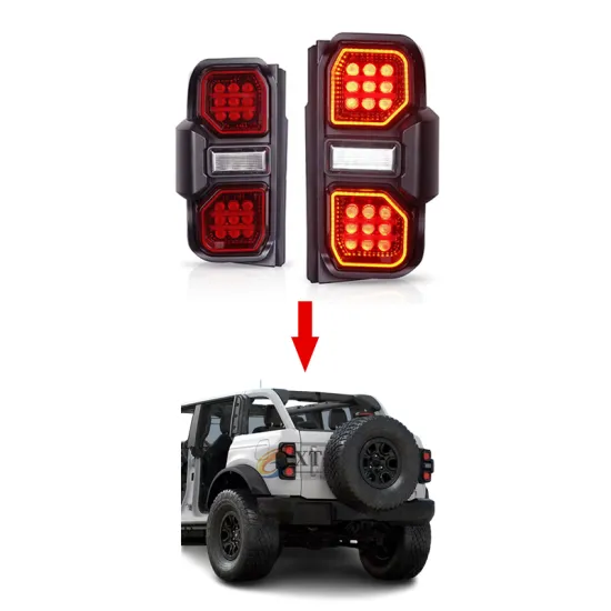 XT High Quality LED Tail Light Upgrade for Ford Bronco 2021-2023 to Raptor Style
