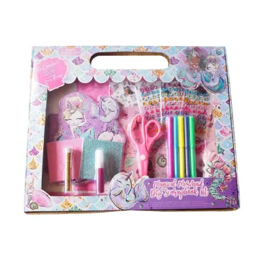 Good Quality DIY Kids Stationery Set with Glitter Pen as a Gift