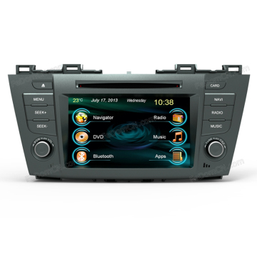 7 Inch TFT LCD Touch Screen Car DVD GPS Navigation System for Mazda 5 with Bluetooth+Radio+iPod+Video