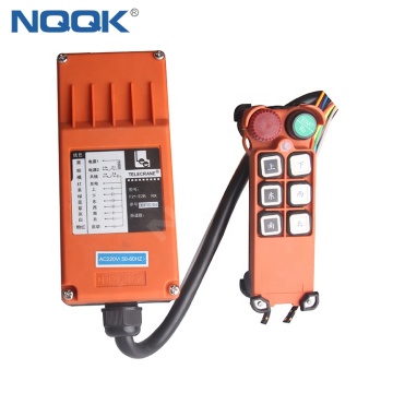 Controllo remoto wireless industriale F21-E2M DC 3V (2 batterie a dimensioni AA) 6 pulsanti a passo singolo