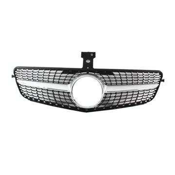 W204 Diamond Grille Front Bumper Kit for Mercedes Benz C Class 2008-2013
