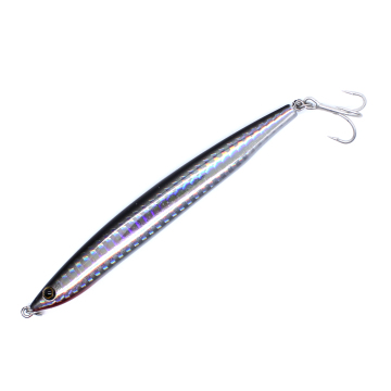 Agido di pesca a bastone dell'ago fornito 10 10,5 cm 27g Affondamento della matita che affonda con ganci VMC per la pesca in acqua salata