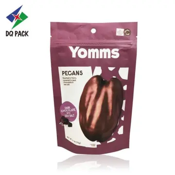 SNACK FOOD PRINTING PACKAGING PECANS ZIPPER DOYPACK