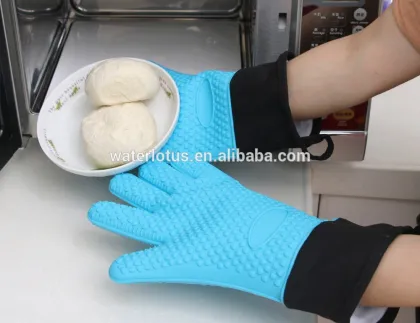 high quality household household silicone oven gloves microwave oven gloves heat resistant oven mitt
