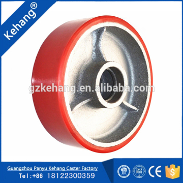 Heavy Duty Double Ball Bearing Noise Avoid Pu Steel Core Garbage Caster