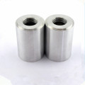Espaciadores de tuerca de aluminio M8 redondos de cilindro de plata personalizados