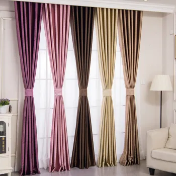 Embossed Curtain Flat Window High Shading(70%-90%) Grommet Effect Fabric Newest Design 3D Jacquard 100% Polyester,100% Polyester