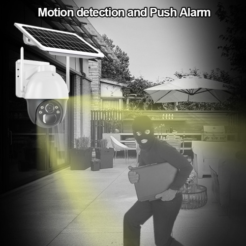 Nova câmera de CCTV de preço baixo movido a energia solar