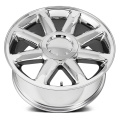 22 &quot;LLANTAS GMC YUKON REPIICA NEGRO LLANTAS CROMADAS FORJADAS DENALI