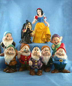 Garden Docoration Seven Dwaft Ceramic Figurine (HG0964)