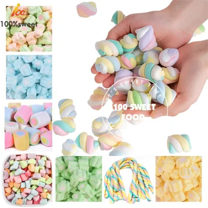 Custom Label Bulk Packed Halal Marshmallow Candy - Rabbit Shape Sweet Treats
