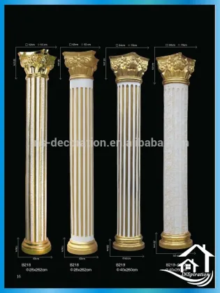Gorgeous decoration wedding pillars