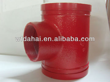FM Approved Ductile Iron Tee
