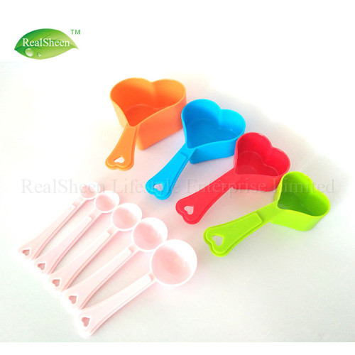 Heart Shaped Measuring Cups and Spoons