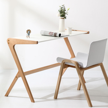 Modern Minimalist Solid Wood Study Room Desk for Home Office