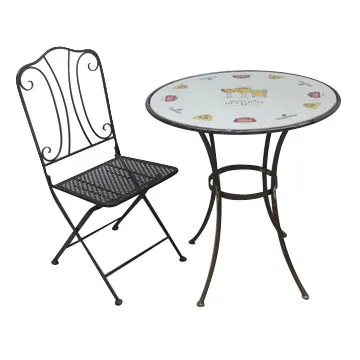 Iron bistro chair, made of iron