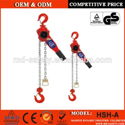 Compact and lightweight premium class ratchet kito chain hoist