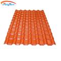 anti-corrosion long life light weight spanish synthetic resin roof tile for villa and pavilion color lasting