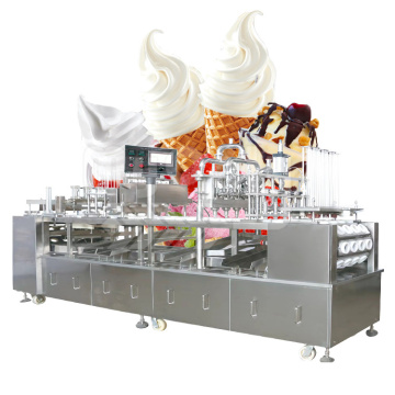 Automatic Hot Liquid Food Fill Machine for Ice Cream, Cocoa Powder, Jelly and Greek Yogurt - 10 to 100ml Cups