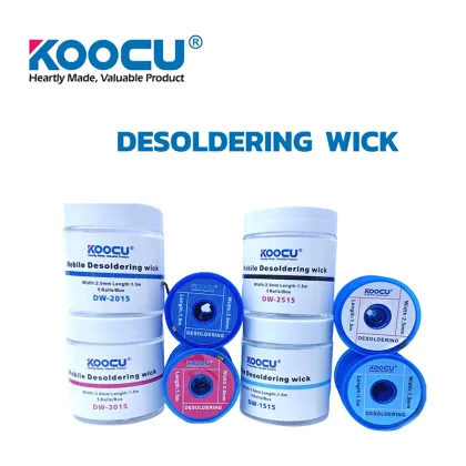 Anti scalding desoldering wick
