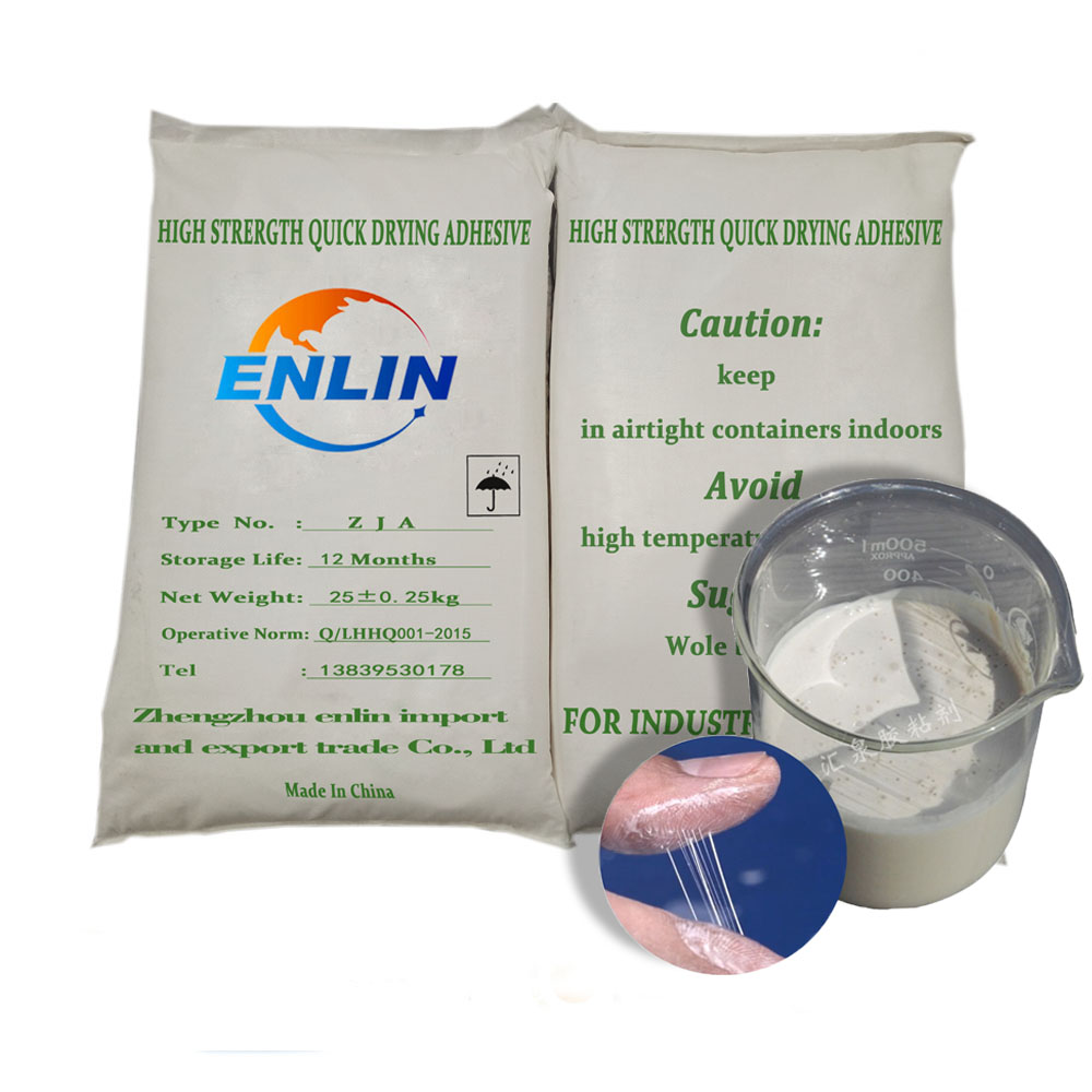 Paper tube glue instead of polyvinyl alcohol