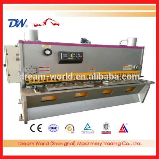 2016 metal sheet / plate hydraulic shearing machine with cnc controller and imported valve