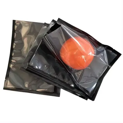 Black Sachets Mylar Holographic Packaging Bags Small Business Ziplock Bags Smell Proof Foil Pouch Bags