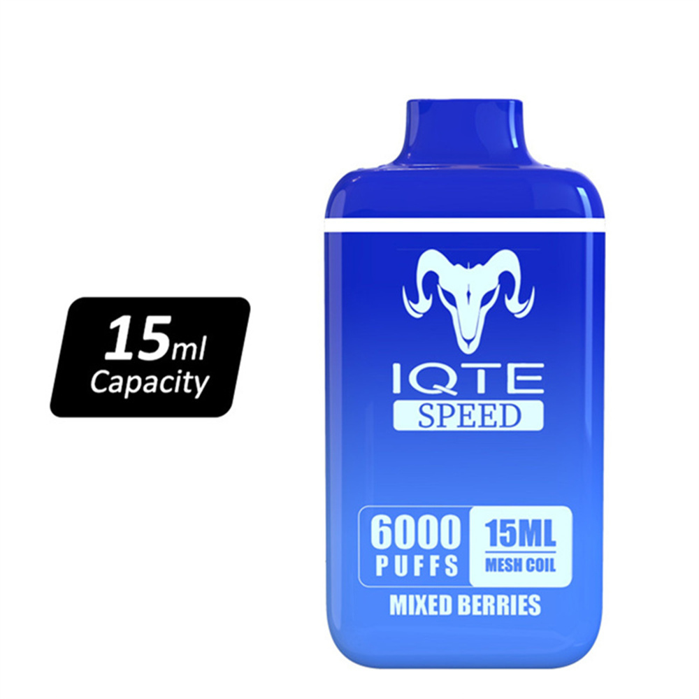 IQTE Speed ​​6000 Puffs desechables Vape Hot Hot