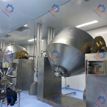 Mesin pengering pemadam vakum rotary kerucut ganda