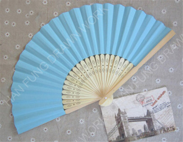custom Japanese paper hand fans wedding