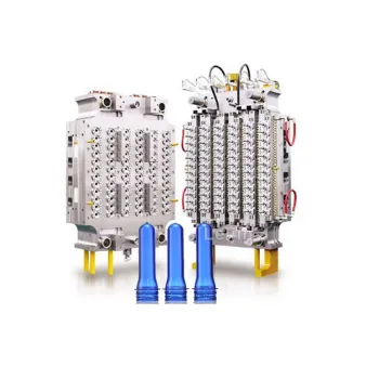 72 Cavity Plastic Preform Mould with Hot Runner Temperature Controller (18/410, 24/410, 28mm Neck, 18g)