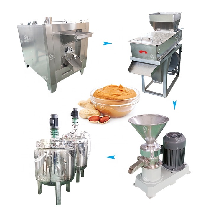 Automatic Small Scale Peanut Butter Production Line for Sale