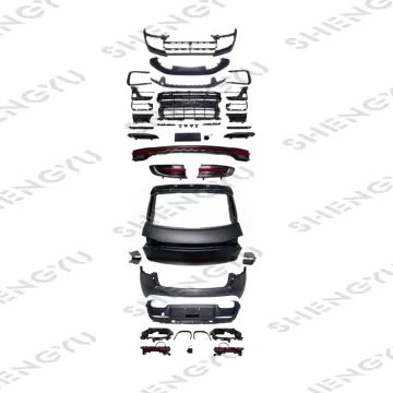 2023 Bumpers, Grille, Trunk Lid, Taillamps, and Rear Diffuser Upgrades for Porsche Macan 2014-2021