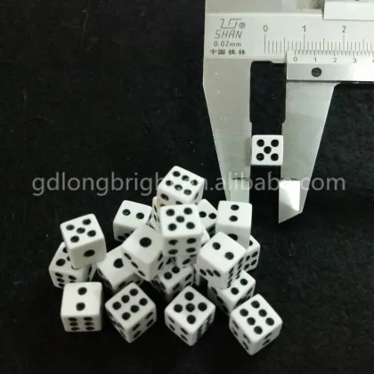 Custom Dice White Dot Dice Plastic Dice Standard Dice