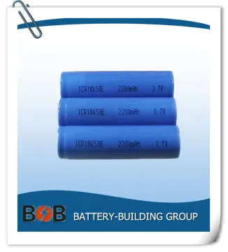 18650 Battery, 3.7V 2200mAh Lithium Battery