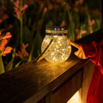 Lumière de jardin solaire à LED imperméable pour Noël et décor de vacances en plein air